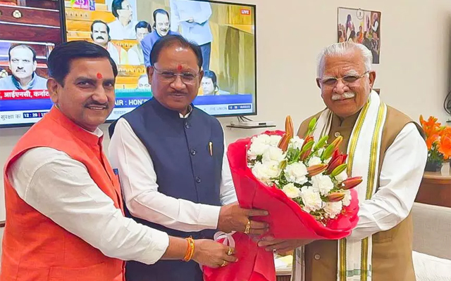 केंद्रीय मंत्री मनोहर लाल खट्टर से भी मिले मुख्यमंत्री साय केंद्रीय मंत्री मनोहर लाल खट्टर से भी मिले मुख्यमंत्री साय