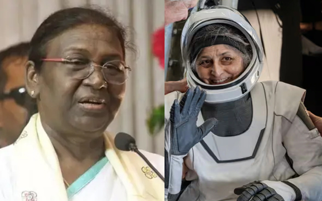 सुनीता विलियम्स, साथी अंतरिक्षयात्रियों ने कभी हार न मानने की भावना से सभी को प्रेरित किया: मुर्मू सुनीता विलियम्स, साथी अंतरिक्षयात्रियों ने कभी हार न मानने की भावना से सभी को प्रेरित किया: मुर्मू