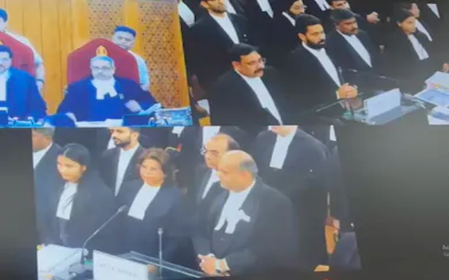 पहलगाम आतंकी हमला: उच्चतम न्यायालय के न्यायाधीशों, वकीलों ने मृतकों को श्रद्धांजलि दी पहलगाम आतंकी हमला: उच्चतम न्यायालय के न्यायाधीशों, वकीलों ने मृतकों को श्रद्धांजलि दी