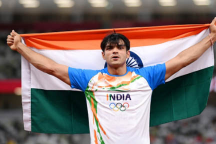 ओलंपियन नीरज चोपड़ा को प्रादेशिक सेना में दी गई लेफ्टिनेंट कर्नल की मानद रैंक ओलंपियन नीरज चोपड़ा को प्रादेशिक सेना में दी गई लेफ्टिनेंट कर्नल की मानद रैंक