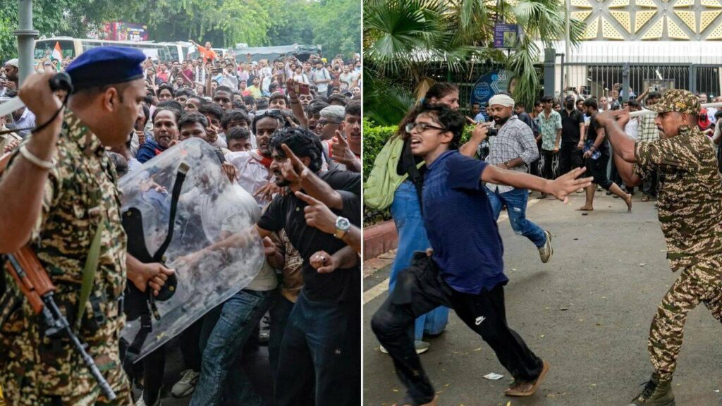 70 हिरासत में, 118 पुलिसकर्मी और 60 मार्च करने वाले घायल: पुलिस ने प्रदर्शनकारियों के संसद मार्च को रोका; जेपी नड्डा ने सीजेपी प्रतिनिधियों से मुलाकात की - राष्ट्रवाणी 70 हिरासत में, 118 पुलिसकर्मी और 60 मार्च करने वाले घायल: पुलिस ने प्रदर्शनकारियों के संसद मार्च को रोका; जेपी नड्डा ने सीजेपी प्रतिनिधियों से मुलाकात की - राष्ट्रवाणी