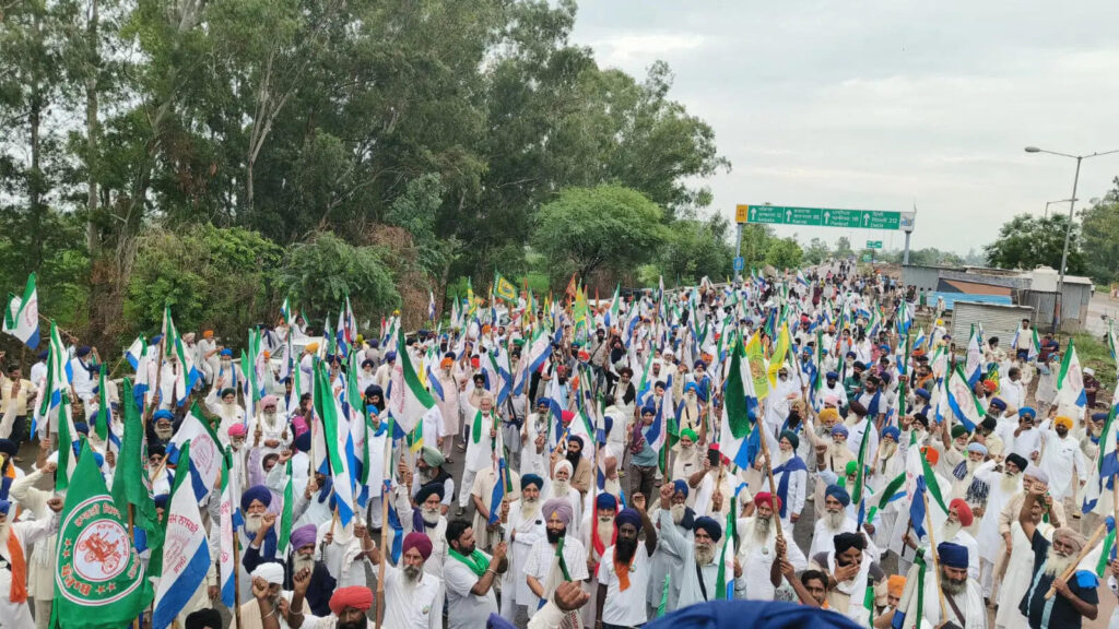 भारत-अमेरिका व्यापार समझौते को लेकर किसानों के दिल्ली मार्च के चलते हरियाणा सरकार ने शंभू बॉर्डर सील कर दिया है - राष्ट्रवाणी