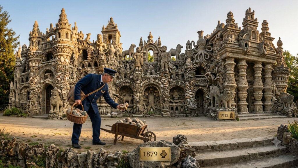 1879 में, एक फ्रांसीसी डाकिये ने एक अजीब पत्थर उठाया। अगले 33 वर्षों में, उन्होंने हाथ से यूरोप के सबसे असाधारण महलों में से एक का निर्माण किया - राष्ट्रवाणी - International समाचार 1879 में, एक फ्रांसीसी डाकिये ने एक अजीब पत्थर उठाया। अगले 33 वर्षों में, उन्होंने हाथ से यूरोप के सबसे असाधारण महलों में से एक का निर्माण किया - राष्ट्रवाणी - International समाचार
