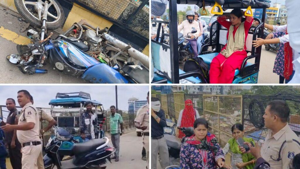 रायपुर में बेकाबू कार का कहर, आधा दर्जन लोगों को कुचला; महिला ड्राइवर वाहन लेकर फरार - राष्ट्रवाणी - Chhattisgarh समाचार रायपुर में बेकाबू कार का कहर, आधा दर्जन लोगों को कुचला; महिला ड्राइवर वाहन लेकर फरार - राष्ट्रवाणी - Chhattisgarh समाचार