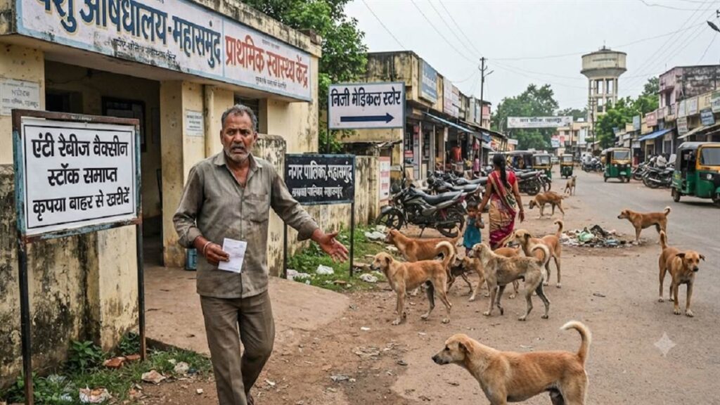 महासमुंद में आवारा कुत्ते चारों ओर पर अस्पतालों में एंटी रेबीज वैक्सीन की कमी, नगर पालिका उदासीन, उठे सवाल - राष्ट्रवाणी - Chhattisgarh समाचार