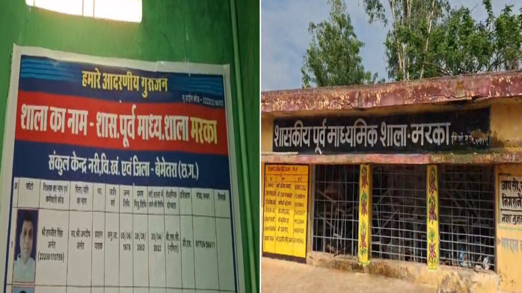 मनमौजी शिक्षक से छात्र परेशान: बिना उपस्थिति मिल रही पूरी सैलरी, आखिर किसका संरक्षण ? - राष्ट्रवाणी - Chhattisgarh समाचार