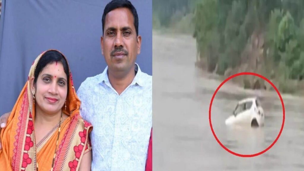 छत्तीसगढ़ में उफनते नाले में बही कार, पति-पत्नी लापता, चालक ने कूदकर बचाई जान - राष्ट्रवाणी - Chhattisgarh समाचार