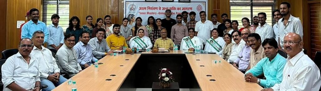 आत्म-नियंत्रण और मेडिटेशन ही आज के युवाओं की सबसे बड़ी अंतःशक्ति: प्रो. मनोज दयाल ​ - राष्ट्रवाणी - Chhattisgarh समाचार