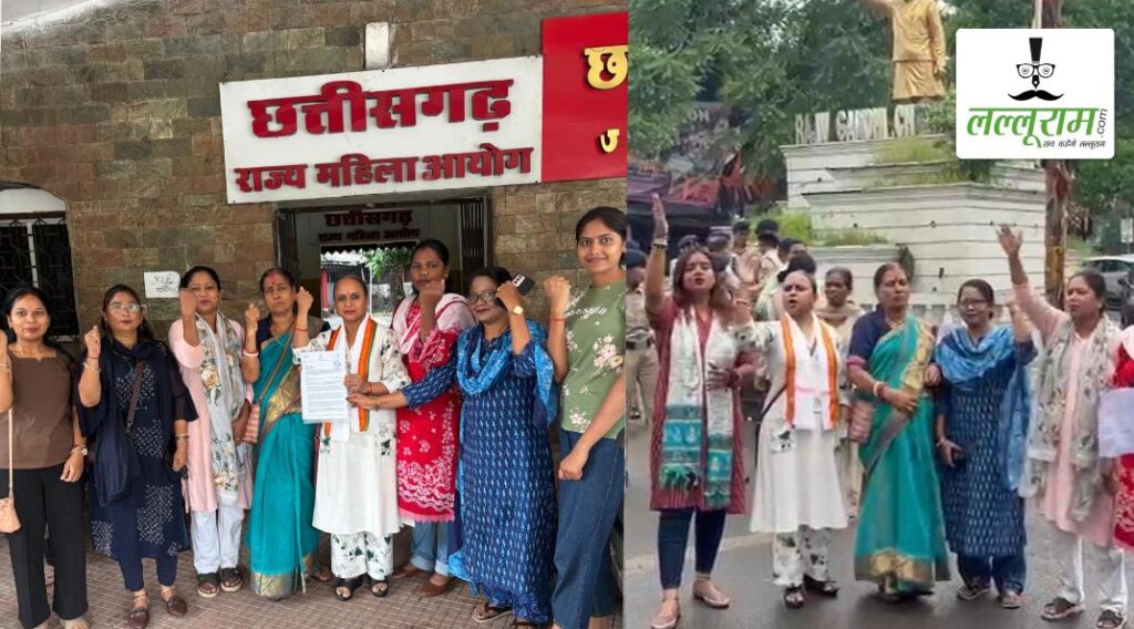 जंतर-मंतर की महिला प्रदर्शनकारियों पर कथित आपत्तिजनक बयानों के खिलाफ महिला कांग्रेस का विरोध, कंगना रनौत और टी.जी. मोहनदास के विरुद्ध महिला आयोग में की शिकायत, रायपुर में फूंका पुतला - राष्ट्रवाणी - Chhattisgarh समाचार जंतर-मंतर की महिला प्रदर्शनकारियों पर कथित आपत्तिजनक बयानों के खिलाफ महिला कांग्रेस का विरोध, कंगना रनौत और टी.जी. मोहनदास के विरुद्ध महिला आयोग में की शिकायत, रायपुर में फूंका पुतला - राष्ट्रवाणी - Chhattisgarh समाचार