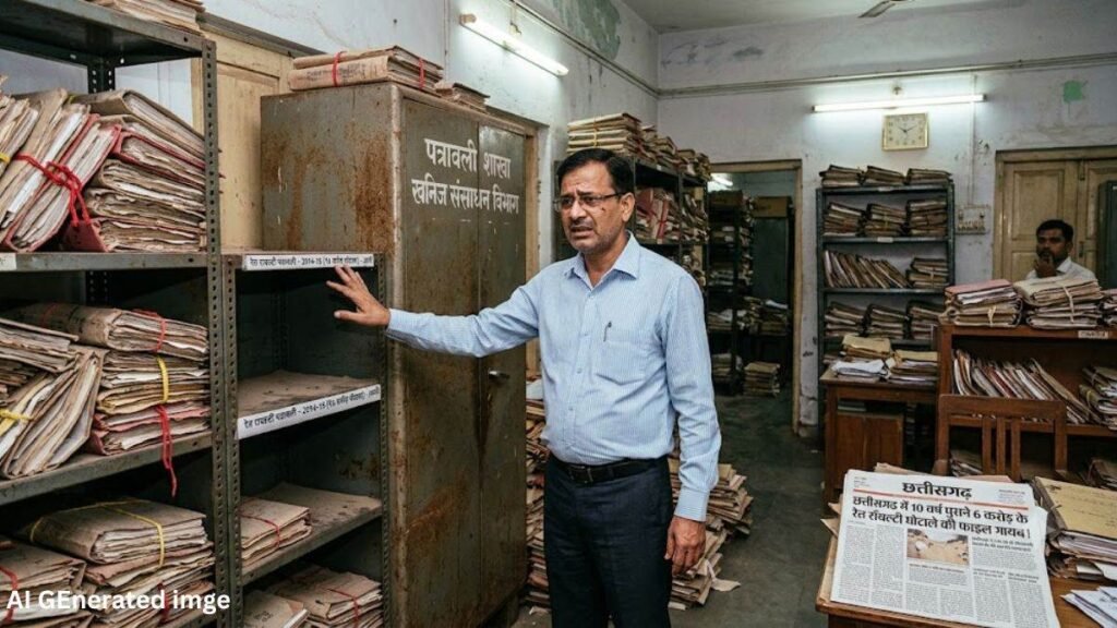 छत्तीसगढ़ में 10 वर्ष पुराने छह करोड़ रुपये के रेत रायल्टी घोटाले की फाइल गायब - राष्ट्रवाणी - Chhattisgarh समाचार छत्तीसगढ़ में 10 वर्ष पुराने छह करोड़ रुपये के रेत रायल्टी घोटाले की फाइल गायब - राष्ट्रवाणी - Chhattisgarh समाचार