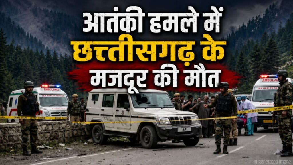 बड़ी खबर: जम्मू-कश्मीर में आतंकी हमला, छत्तीसगढ़ के 2 मजदूरों को लगी गोली, एक की मौत - राष्ट्रवाणी - Chhattisgarh समाचार