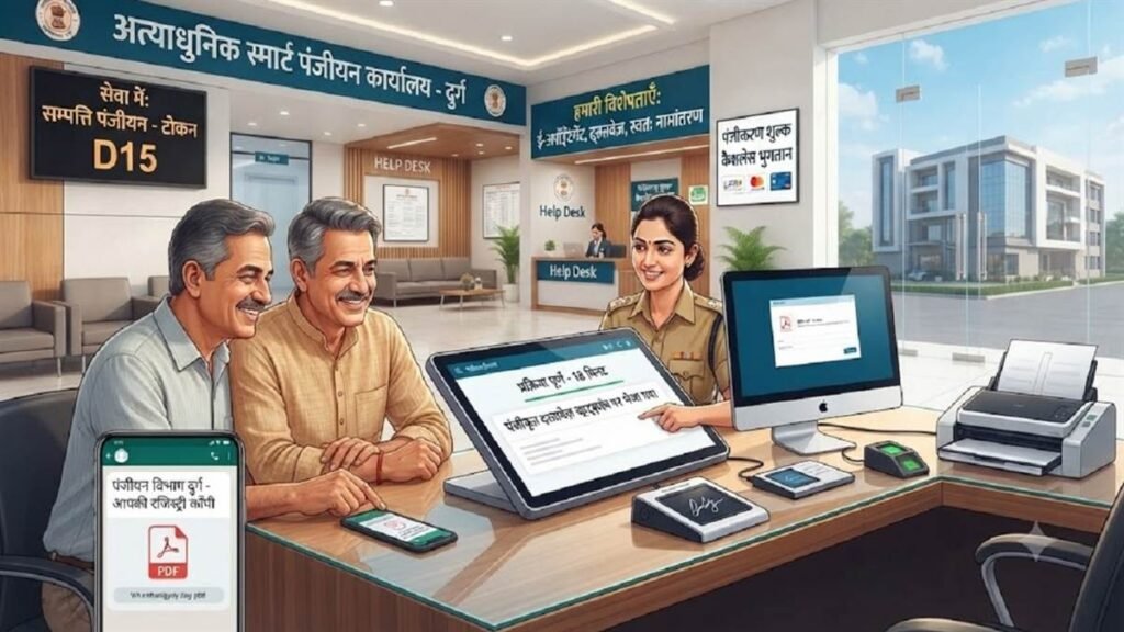 दुर्ग में सोमवार से काम करने लगेगा स्मार्ट पंजीयन कार्यालय, महज 15 से बीस मिनट में होगी रजिस्ट्री - राष्ट्रवाणी - Chhattisgarh समाचार