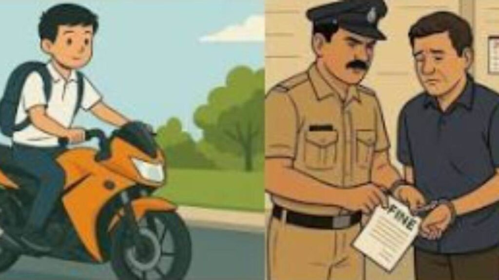 कग News: नाबालिग वाहन चलाते पकड़े गए तो माता-पिता के खिलाफ होगी कानूनी कार्रवाई, 25 हजार जुर्माना और तीन साल सजा का प्रावधान - राष्ट्रवाणी - Chhattisgarh समाचार