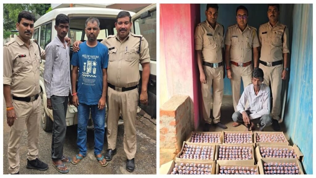 उदयपुर के वाह रे पंचजी, आप तो निकले 'स्टॉकिए', मप्र की 162 लीटर शराब घर में छुपवाई; अब जेल में कटेगी 'सरपंच-पंच' की चौकड़ी - राष्ट्रवाणी - Chhattisgarh समाचार
