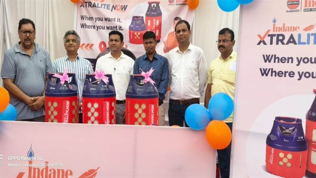 गैस की कालाबाजारी पर लगेगी रोक, 180 मिनट में मिलेगा 10 किलो का नया सिलिंडर; बिलासपुर में नई सुविधा शुरू - राष्ट्रवाणी - Chhattisgarh समाचार गैस की कालाबाजारी पर लगेगी रोक, 180 मिनट में मिलेगा 10 किलो का नया सिलिंडर; बिलासपुर में नई सुविधा शुरू - राष्ट्रवाणी - Chhattisgarh समाचार