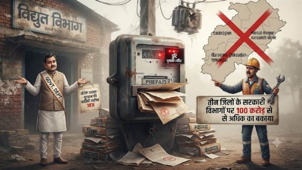 एडवांस के अभाव में अटकी प्रीपेड बिजली कनेक्शन योजना, तीन जिलों पर है 100 करोड़ से अधिक का बकाया - राष्ट्रवाणी - Chhattisgarh समाचार