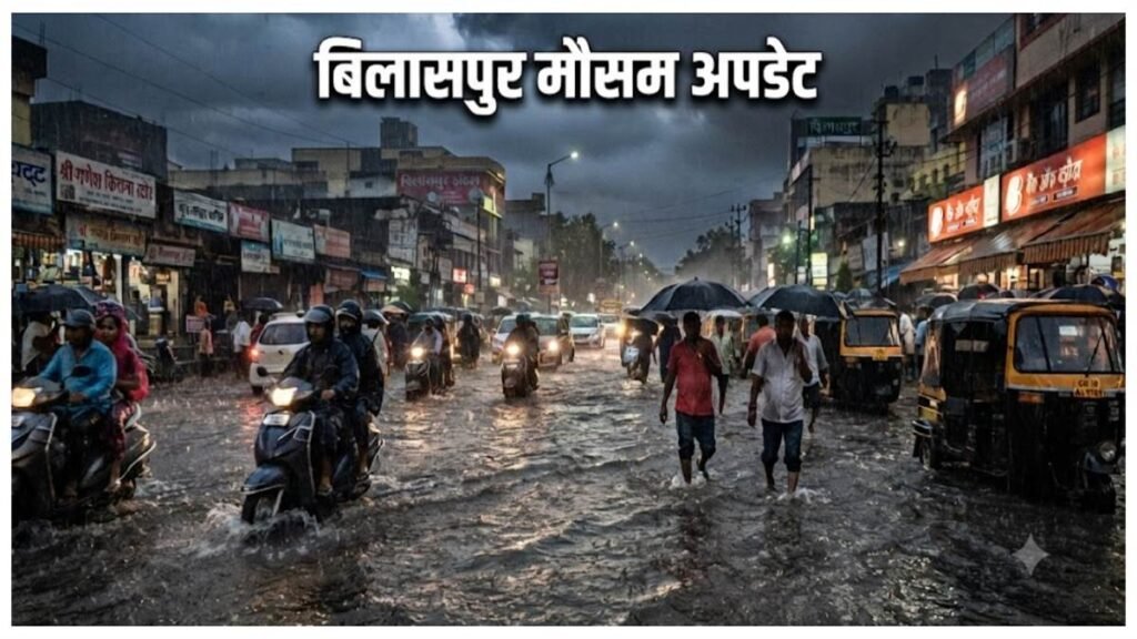 सावन में गरज-चमक के साथ जमकर बरसे बादल , बिलासपुर शहर के 10 से अधिक इलाकों में भरा पानी, यातायात प्रभावित - राष्ट्रवाणी - Chhattisgarh समाचार सावन में गरज-चमक के साथ जमकर बरसे बादल , बिलासपुर शहर के 10 से अधिक इलाकों में भरा पानी, यातायात प्रभावित - राष्ट्रवाणी - Chhattisgarh समाचार