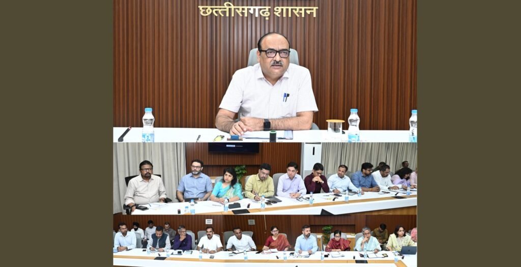 मुख्य सचिव ने विभागीय सचिवों की उच्चस्तरीय बैठक ली, योजनाओं की प्रगति और सुधारों की समीक्षा - राष्ट्रवाणी - Chhattisgarh समाचार