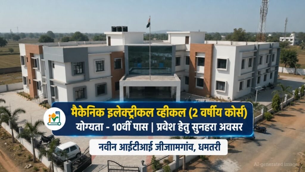 जीजामगांव के नवीन इति में ‘मैकेनिक इलेक्ट्रिक व्हीकल’ ट्रेड शुरू, युवाओं के लिए रोजगार के खुलेंगे नए द्वार, ऑनलाइन एडमिशन रजिस्ट्रेशन जारी - राष्ट्रवाणी - Chhattisgarh समाचार जीजामगांव के नवीन इति में ‘मैकेनिक इलेक्ट्रिक व्हीकल’ ट्रेड शुरू, युवाओं के लिए रोजगार के खुलेंगे नए द्वार, ऑनलाइन एडमिशन रजिस्ट्रेशन जारी - राष्ट्रवाणी - Chhattisgarh समाचार