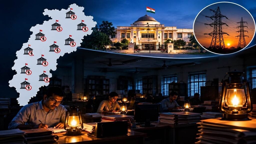 ‘अंधेरे’ में डूबे छत्तीसगढ़ के 700 सरकारी कार्यालय, बिल जमा नहीं करने पर बिजली कंपनी की सख्ती – राष्ट्रवाणी ‘अंधेरे’ में डूबे छत्तीसगढ़ के 700 सरकारी कार्यालय, बिल जमा नहीं करने पर बिजली कंपनी की सख्ती – राष्ट्रवाणी