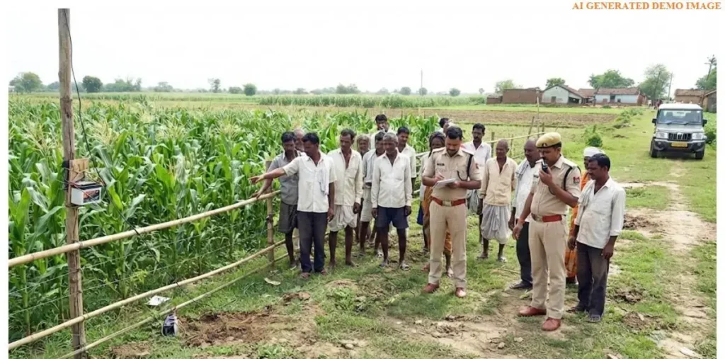 बलरामपुर में मक्का फसल की सुरक्षा के लिए लगाया था करंट वाला तार, चपेट में आने से ग्रामीण की मौत – राष्ट्रवाणी