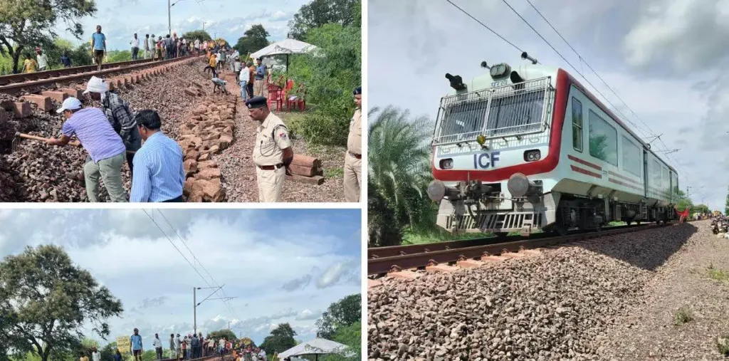Trains Cancelled: बालोद में भारी बारिश से रेलवे ट्रैक धंसा, 5 ट्रेनें कैंसिल; कॉशन ऑर्डर पर चल रही ट्रेनें – राष्ट्रवाणी