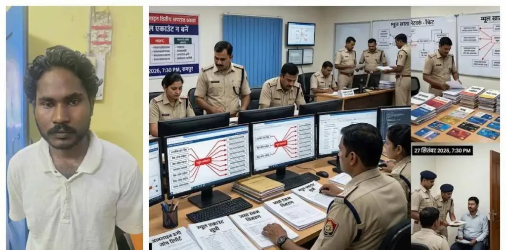 महाराष्ट्र, तमिलनाडु, कर्नाटक, केरल, आंध्र प्रदेश और मध्य प्रदेश में ठगी का पैसा पहुंचा छत्तीसगढ़, चांपा से चौथा आरोपी गिरफ्तार – राष्ट्रवाणी महाराष्ट्र, तमिलनाडु, कर्नाटक, केरल, आंध्र प्रदेश और मध्य प्रदेश में ठगी का पैसा पहुंचा छत्तीसगढ़, चांपा से चौथा आरोपी गिरफ्तार – राष्ट्रवाणी