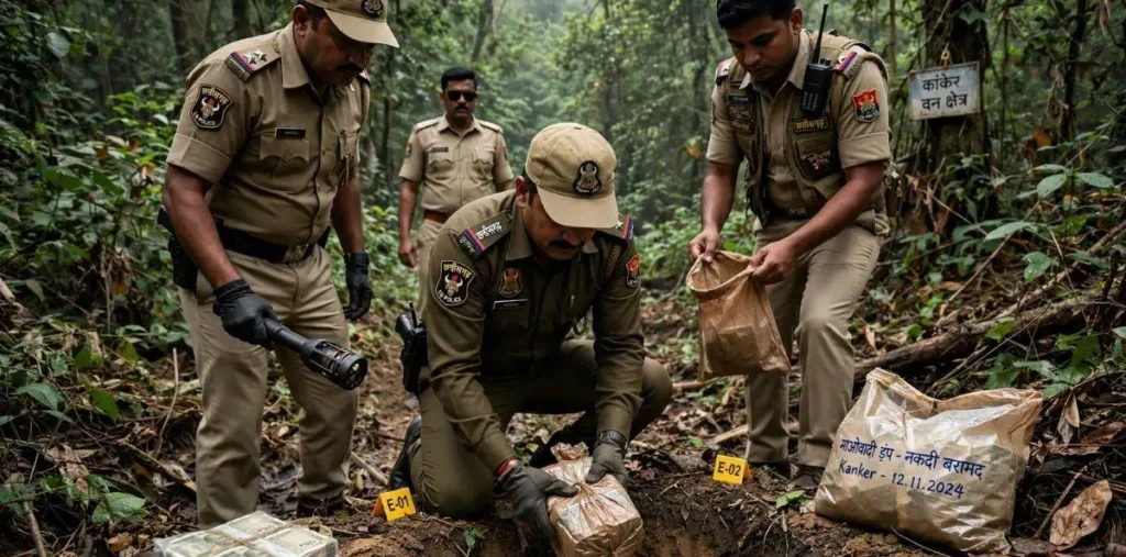 कांकेर में माओवादी डंप से मिले 20 लाख गायब, दो डीएसपी पर आपस में बांटने का आरोप; विभाग में हड़कंप – राष्ट्रवाणी कांकेर में माओवादी डंप से मिले 20 लाख गायब, दो डीएसपी पर आपस में बांटने का आरोप; विभाग में हड़कंप – राष्ट्रवाणी