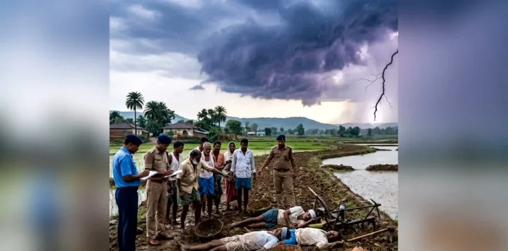 Bilaspur Lightning Strike: छत्तीसगढ़ में मौत बनकर गिरी आकाशीय बिजली, एक झटके में खत्म हो गई कई किसानों की जिंदगियां – राष्ट्रवाणी