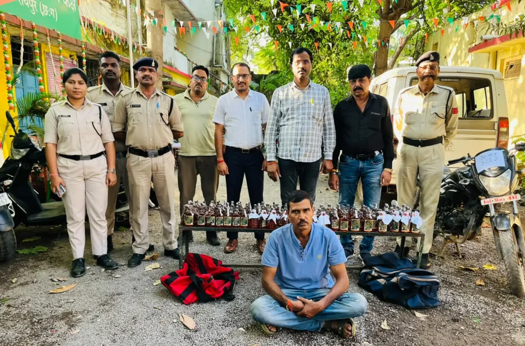 रायपुर में झारखंड राज्य की 30.3 लीटर देशी शराब जप्त, 1 आरोपी गिरफ्तार, वजह जानकर हो जाएंगे हैरान – राष्ट्रवाणी