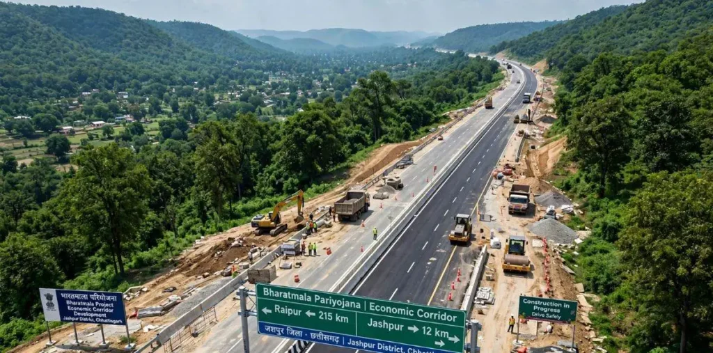 रायपुर: अब जशपुर से रायपुर की दूरी होगी कम, भारतमाला प्रोजेक्ट से 14 घंटे का सफर होगा 6 घंटे में पूरा – राष्ट्रवाणी