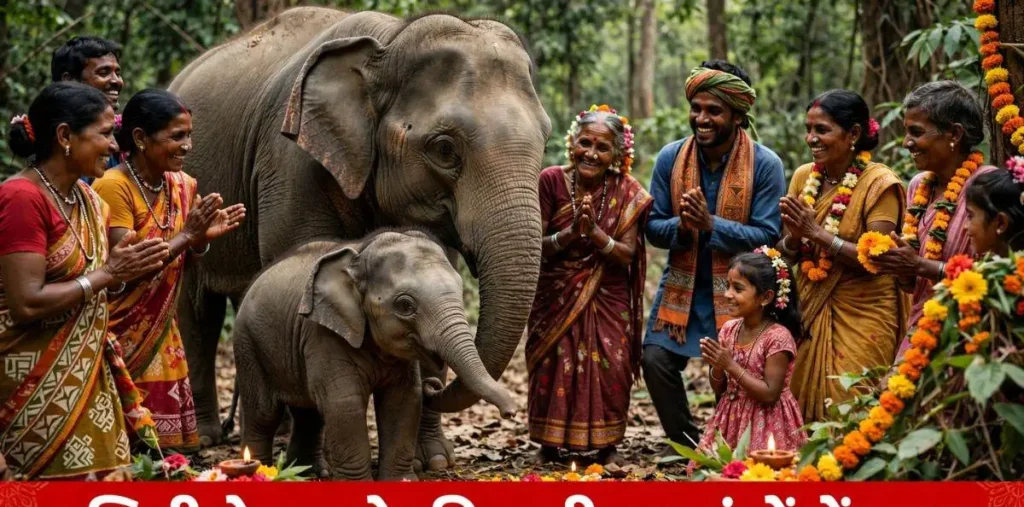 कोरबा: में हथिनी के बच्चे की छठी मनाएंगे सात गांवों के लोग, साजापानी जंगल में जन्मा नन्हा हाथी – राष्ट्रवाणी