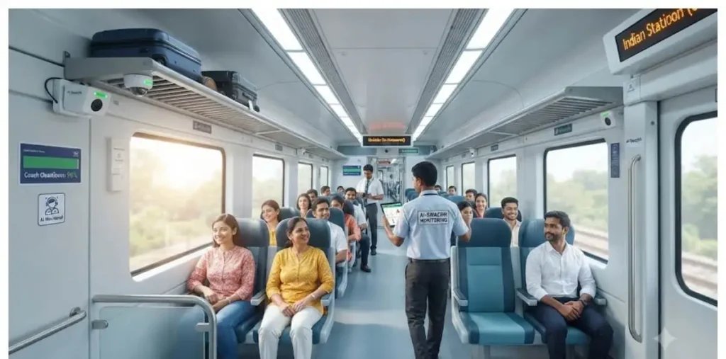 छत्तीसगढ़ के रेल यात्रियों के लिए बड़ी खुशखबरी, ट्रेनों के जनरल कोचों में भी चमकेगी सफाई, एआई तकनीक से होगी निगरानी – राष्ट्रवाणी