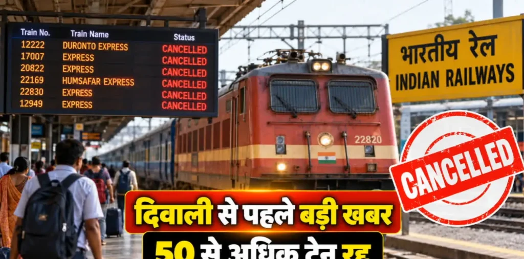 टाटा-इतवारी, साउथ बिहार सहित 50 से अधिक ट्रेन रद्द, दिवाली-छठ पर घर जाने की सोच रहे लोगों को होगी परेशानी? देखिए इंपॉर्टेंट डेट – राष्ट्रवाणी टाटा-इतवारी, साउथ बिहार सहित 50 से अधिक ट्रेन रद्द, दिवाली-छठ पर घर जाने की सोच रहे लोगों को होगी परेशानी? देखिए इंपॉर्टेंट डेट – राष्ट्रवाणी