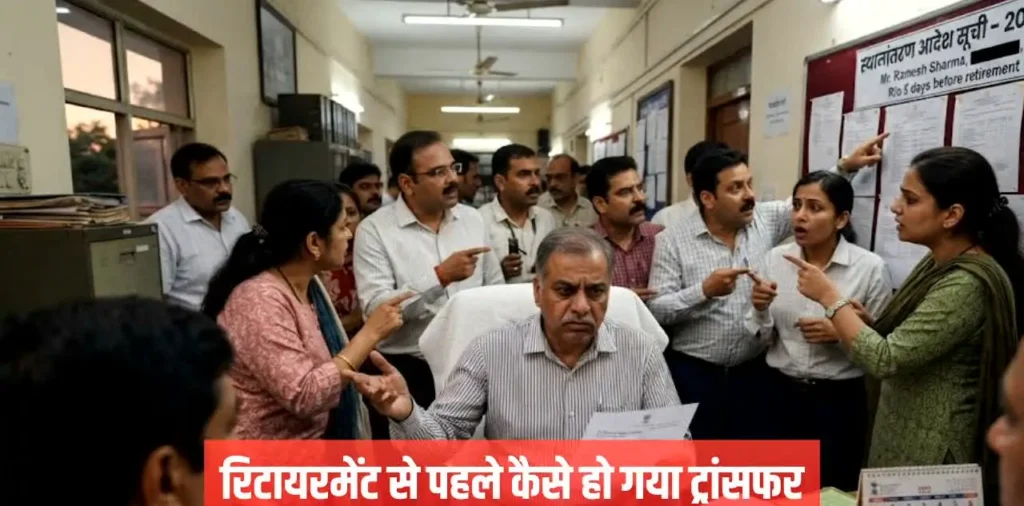 रिटायरमेंट से 5 दिन पहले कैसे हो गया अधिकारी का ट्रांसफर, लिस्ट जारी होते ही मचा बवाल, जानिए पूरा मामला – राष्ट्रवाणी
