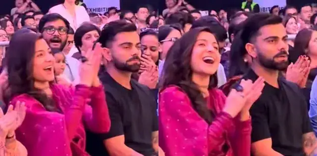 मुंबई में कृष्ण दास के भजन पर झूमते दिखे Virat Kohli- Anushka Sharma, लंबे वक्त बाद कैमरे पर नजर आया कपल – राष्ट्रवाणी मुंबई में कृष्ण दास के भजन पर झूमते दिखे Virat Kohli- Anushka Sharma, लंबे वक्त बाद कैमरे पर नजर आया कपल – राष्ट्रवाणी