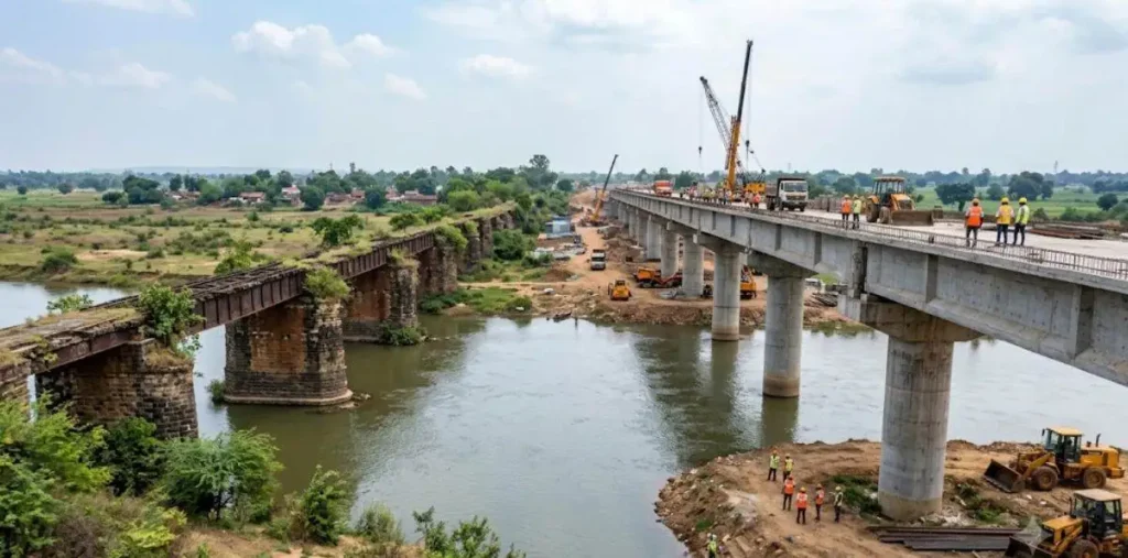 बिलासपुर: में बरेला-तखतपुर मनियारी नदी पर अंग्रेजों के जमाने के पुराने और जर्जर पुल की जगह अब बनेगा नया पुल – राष्ट्रवाणी बिलासपुर: में बरेला-तखतपुर मनियारी नदी पर अंग्रेजों के जमाने के पुराने और जर्जर पुल की जगह अब बनेगा नया पुल – राष्ट्रवाणी