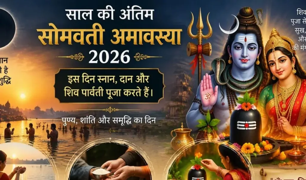 साल की अंतिम सोमवती अमावस्या कब? सौभाग्य योग में स्नान-दान और पूजा, जानें तारीख, मुहूर्त – राष्ट्रवाणी साल की अंतिम सोमवती अमावस्या कब? सौभाग्य योग में स्नान-दान और पूजा, जानें तारीख, मुहूर्त – राष्ट्रवाणी