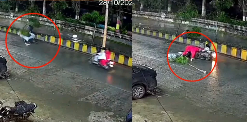 कार से टकराया, फिर हवा में उछलकर सड़क की दूसरी लेन में जा गिरा युवक, CCTV में कैद हुआ खौफनाक हादसा – राष्ट्रवाणी कार से टकराया, फिर हवा में उछलकर सड़क की दूसरी लेन में जा गिरा युवक, CCTV में कैद हुआ खौफनाक हादसा – राष्ट्रवाणी