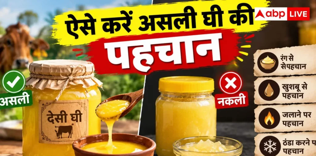 बाजार से खरीदा देसी घी असली है या नकली, देसी तरीकों से कैसे पहचानें? – राष्ट्रवाणी